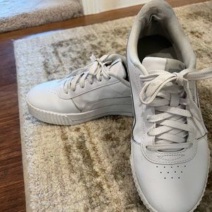 Puma white sneakers womens